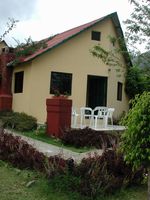 Terrace cabana of the Ranch RANCHO CONSTANZA - Constanza - Dominican Republic